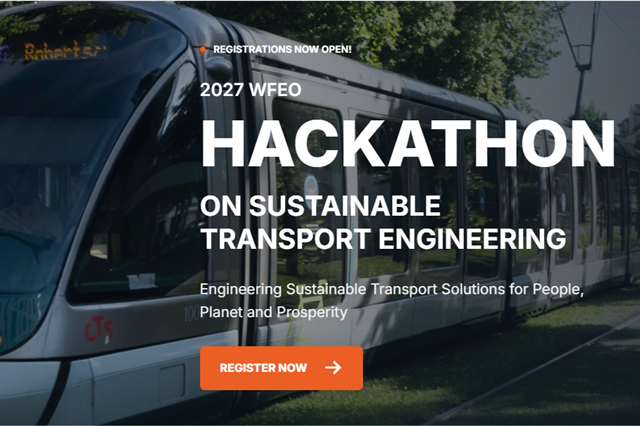 2027 WFEO Hackathon on Sustainable Transport Engineering